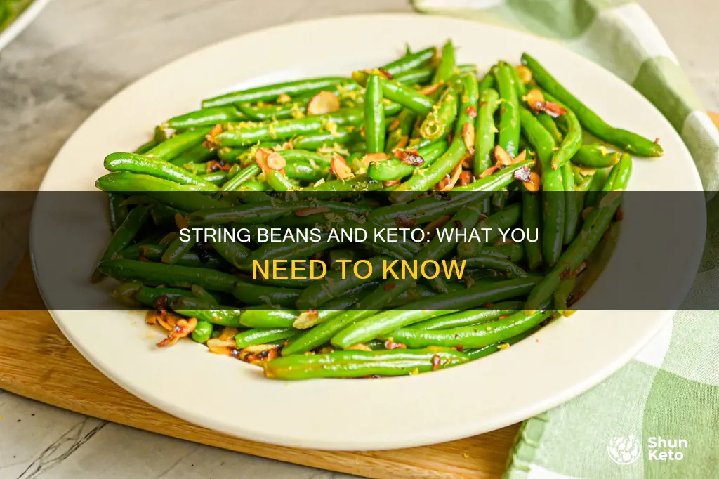 can u eat string beans on keto