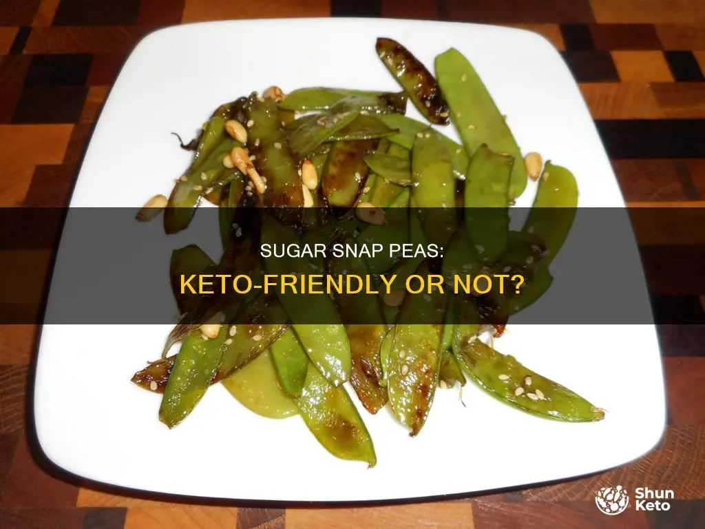 can u eat sugar snap peas on keto