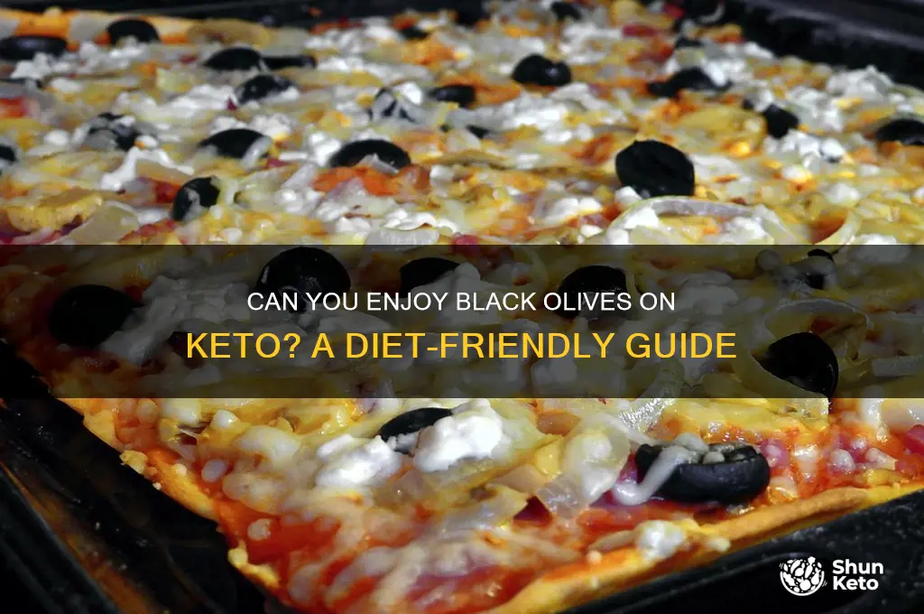 can u have black olives on keto