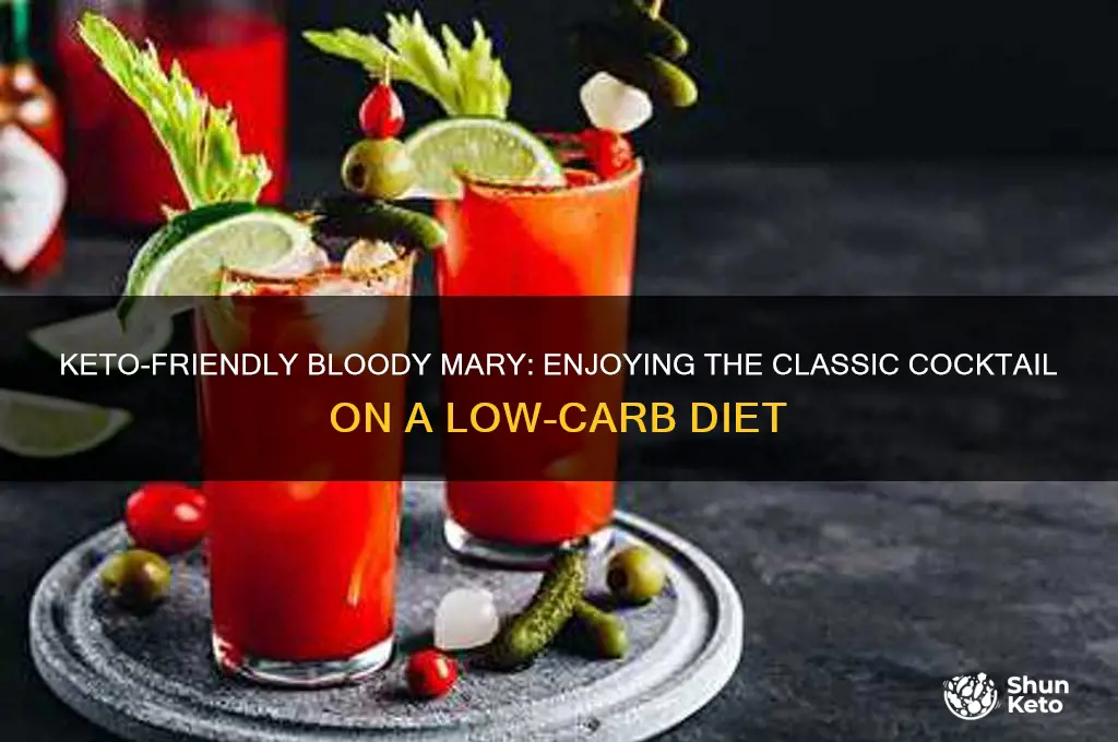 can u have bloody mary on keto
