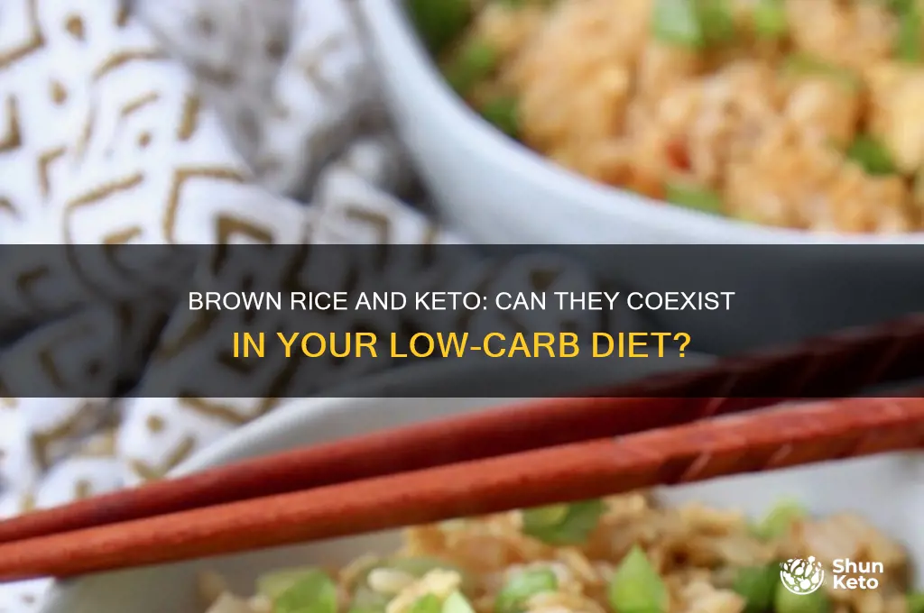 can u have brown rice on keto diet