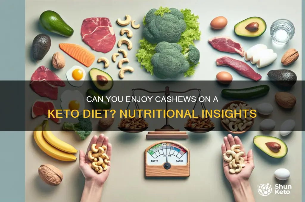 can u have cashews on keto diet