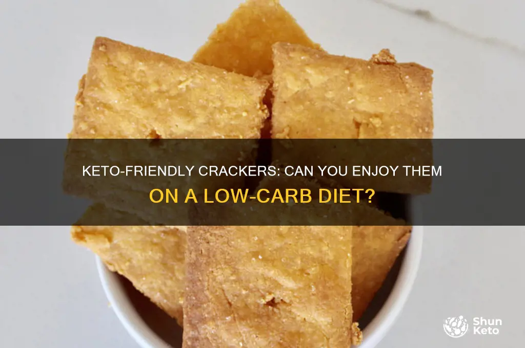 can u have crackers on keto diet