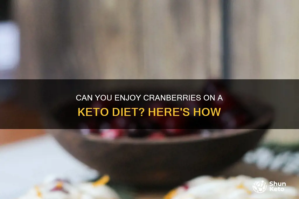 can u have cranberries on keto
