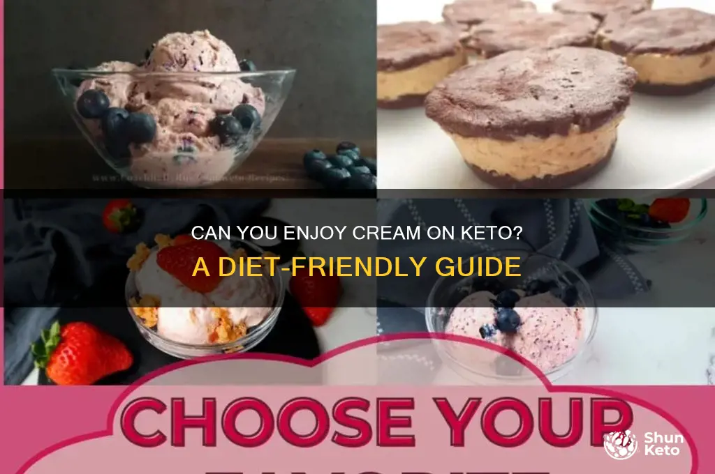can u have cream on keto