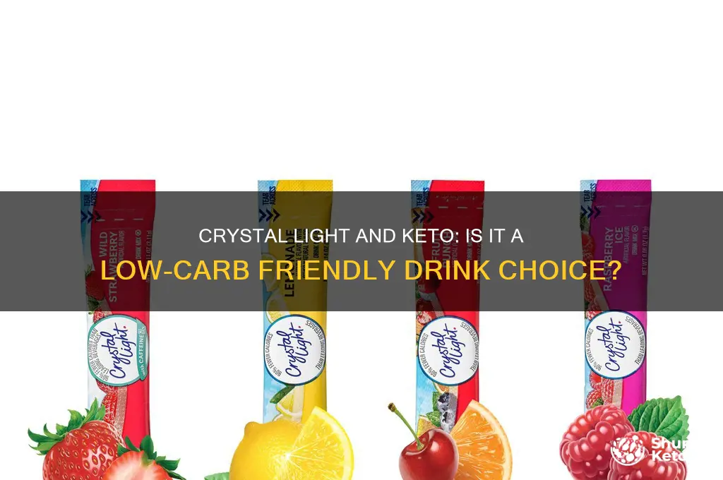 can u have crystal light on keto