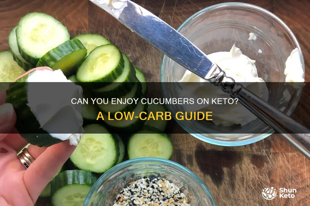 can u have cucumbers on keto