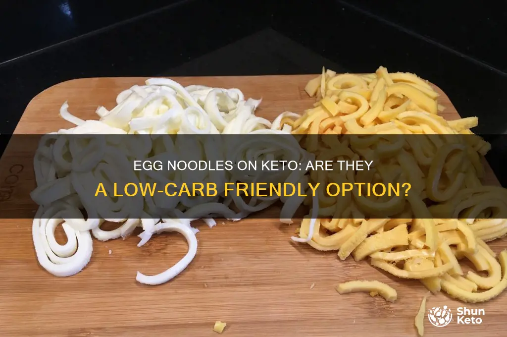 can u have egg noodles on keto diet