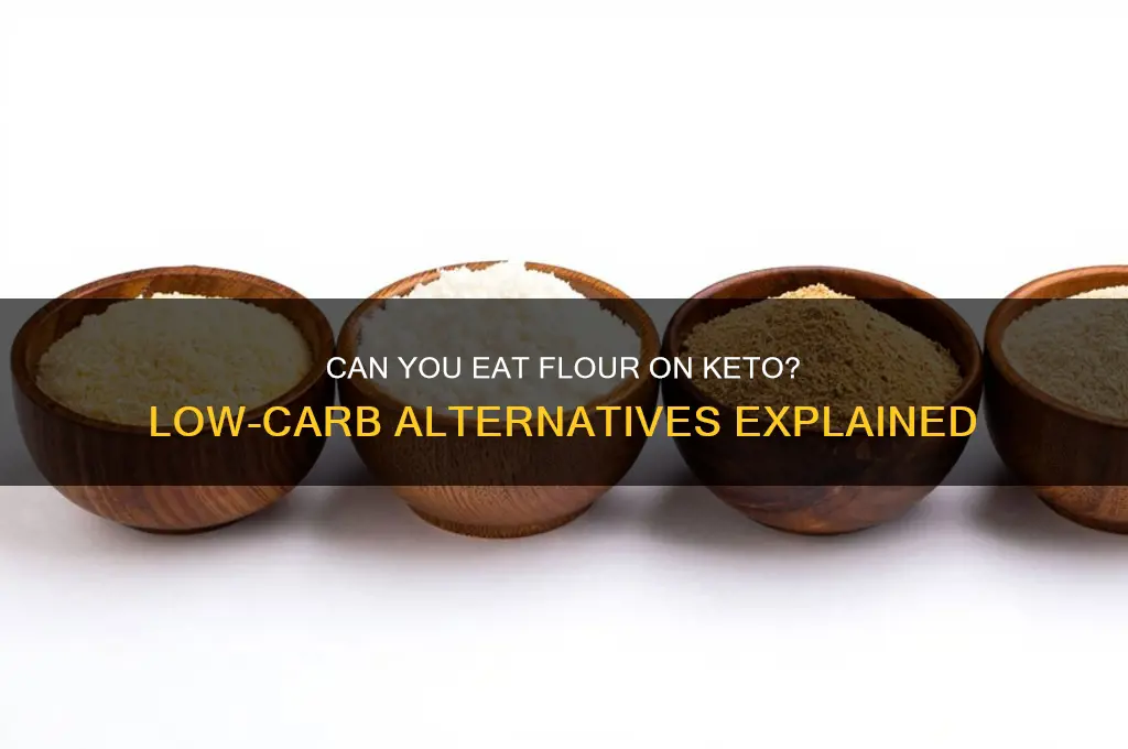 can u have flour on keto