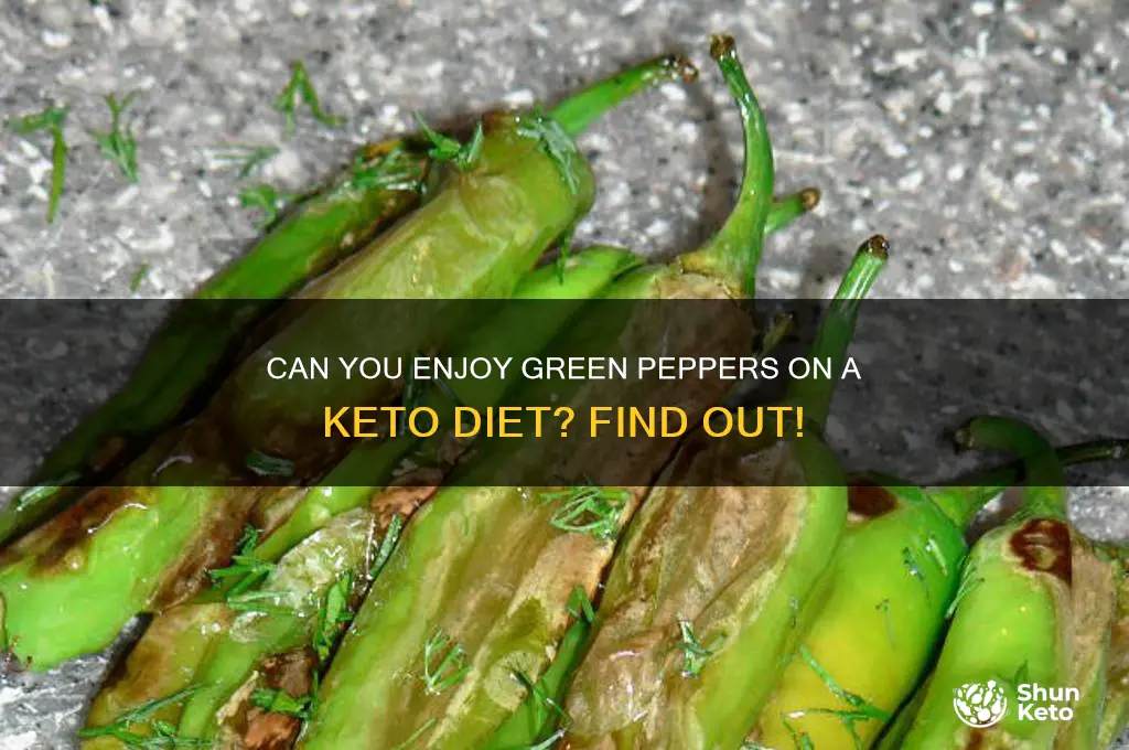 can u have green peppers on keto