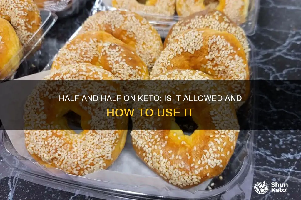 can u have half and half on keto