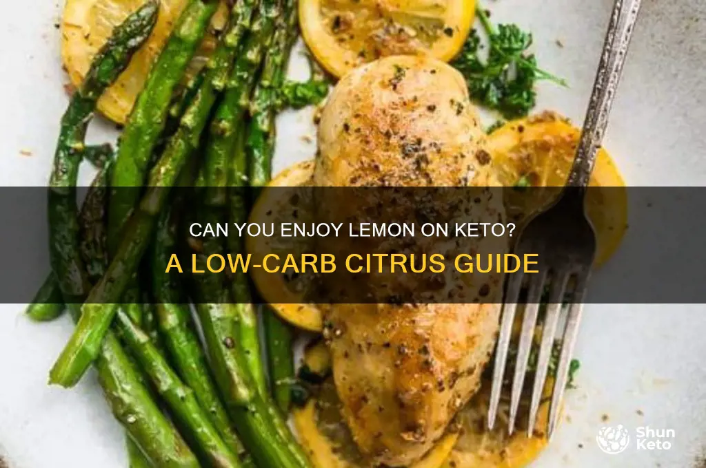 can u have lemon on keto