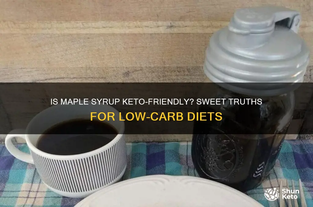 can u have maple syrup on keto