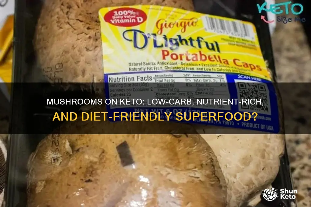 can u have mushrooms on keto