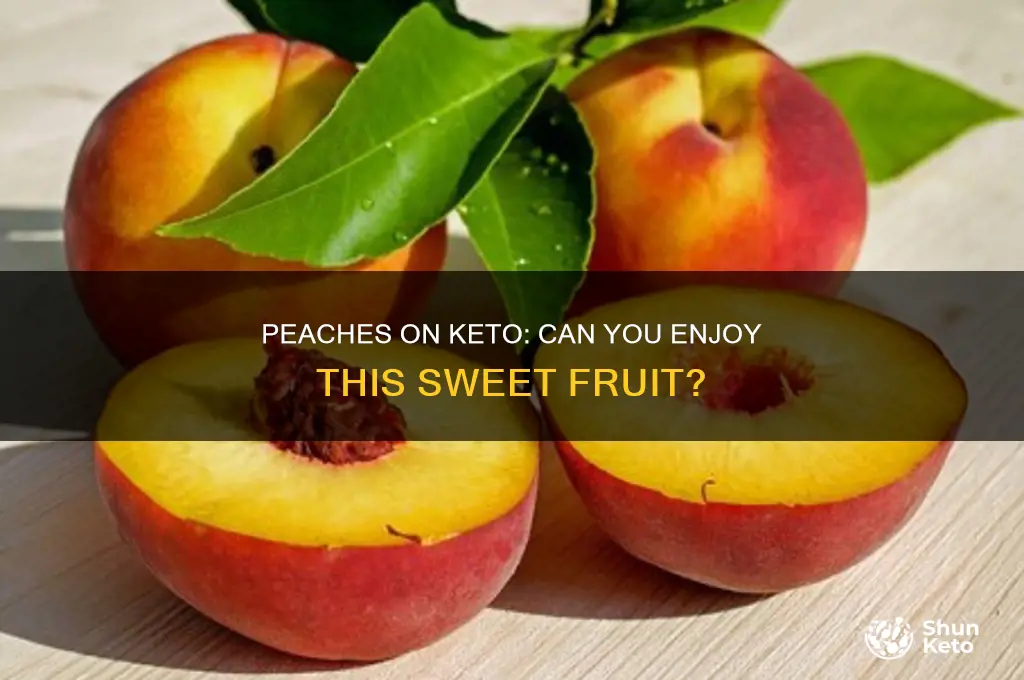 can u have peaches on keto diet