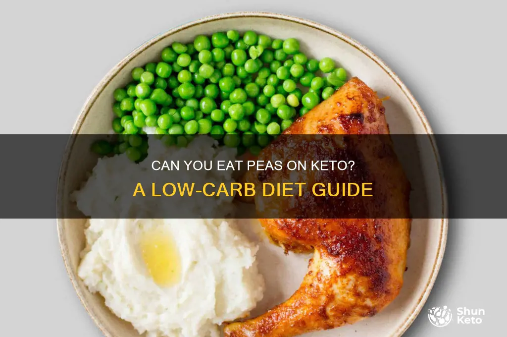 can u have peas on keto