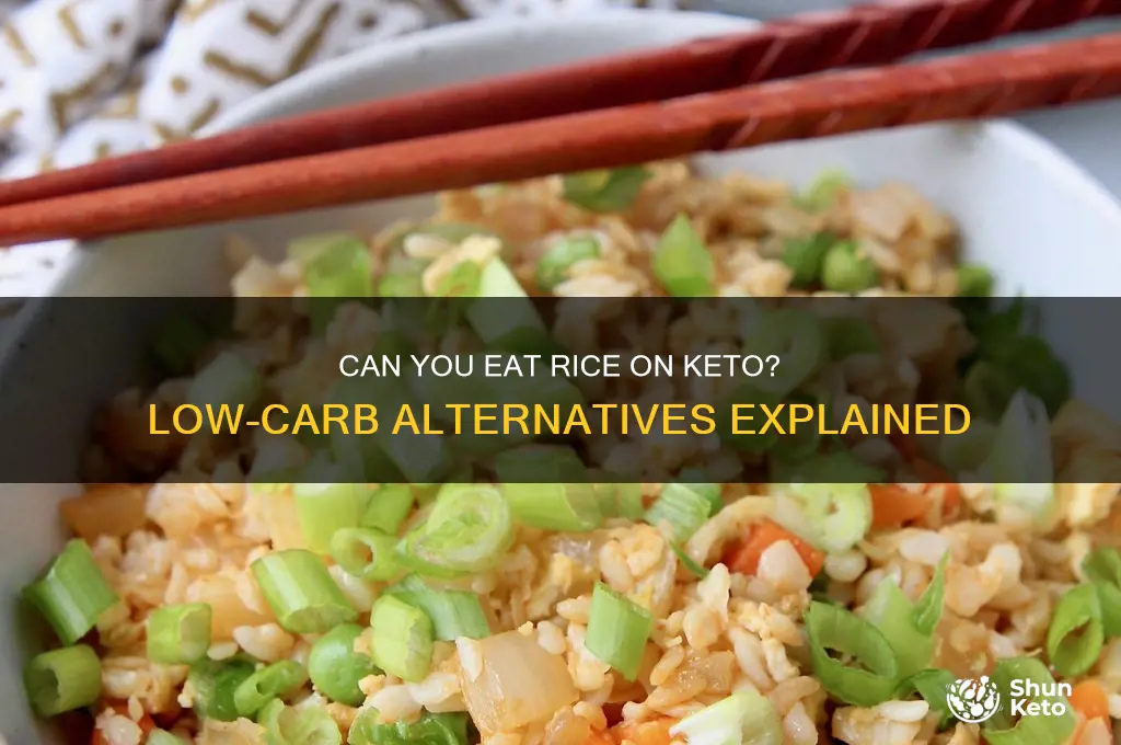 can u have rice on keto diet
