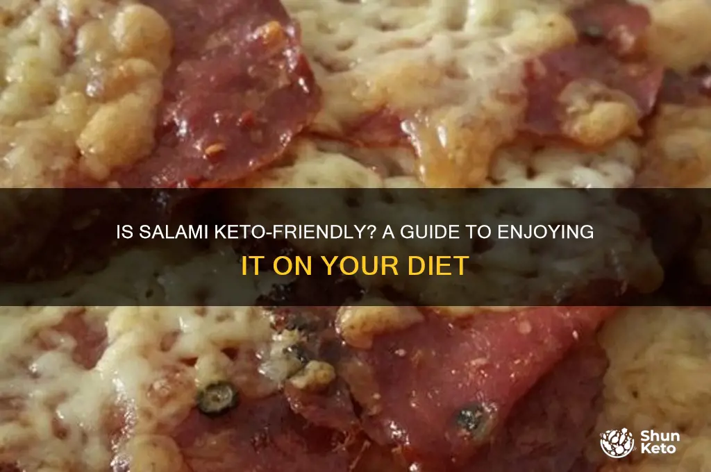 can u have salami on keto