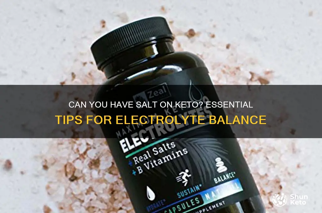 can u have salt on keto