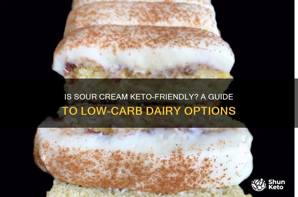 can u have sour cream on keto diet