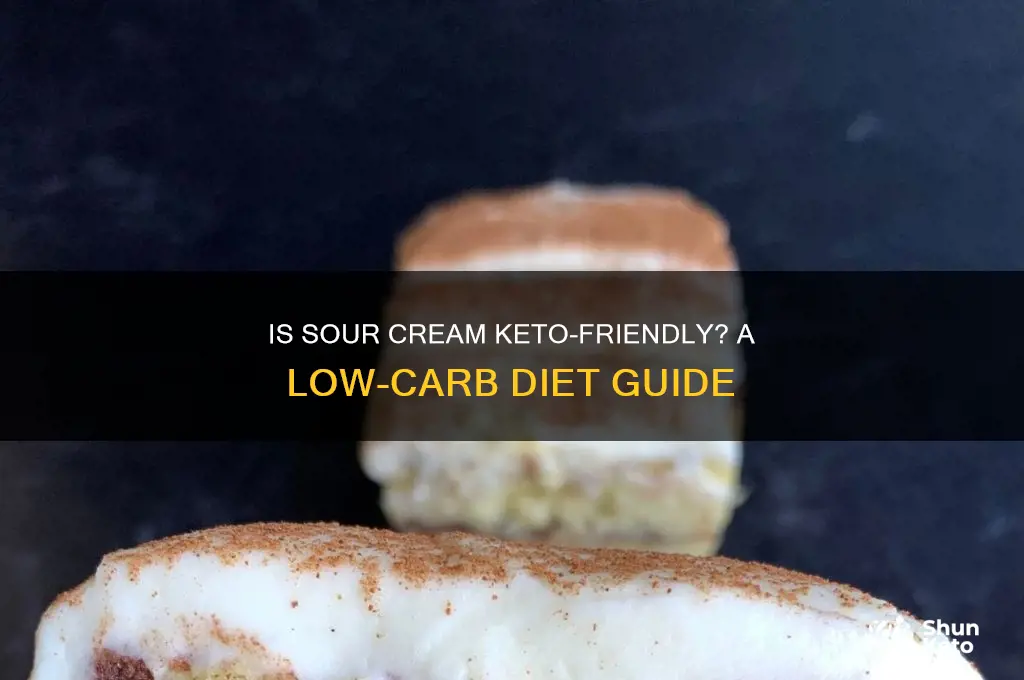 can u have sour cream on keto