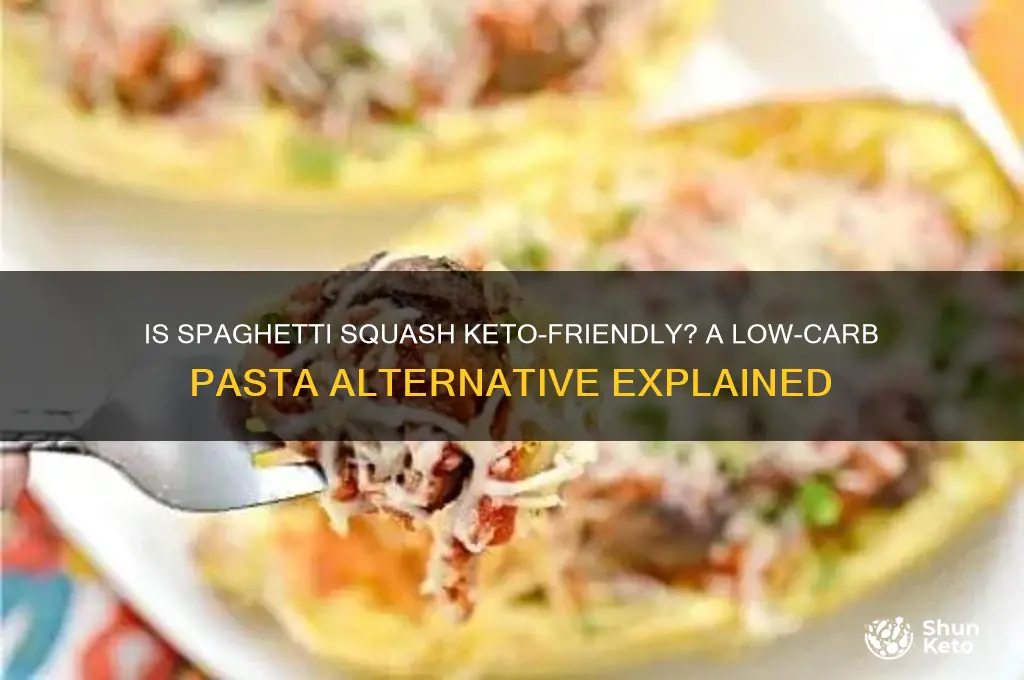 can u have spaghetti squash on keto
