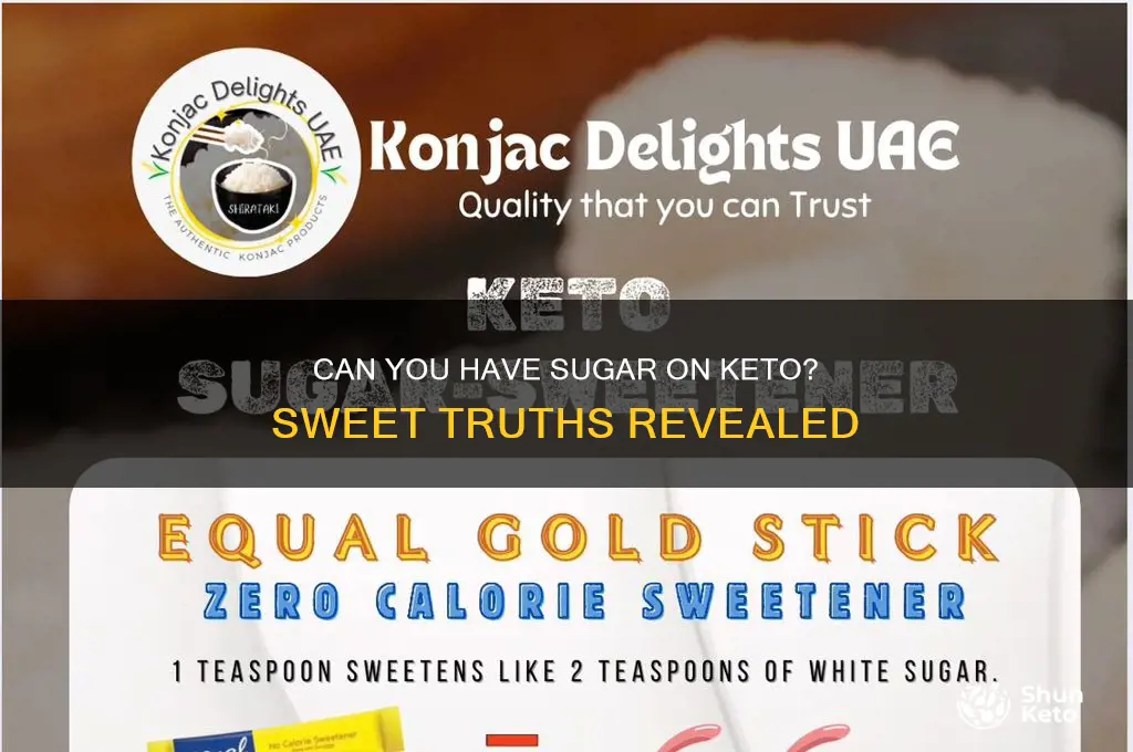 can u have sugar on a keto diet