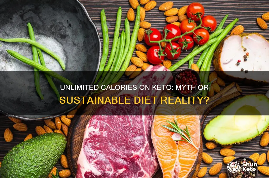 can u have unlimited calorie on a keto diet