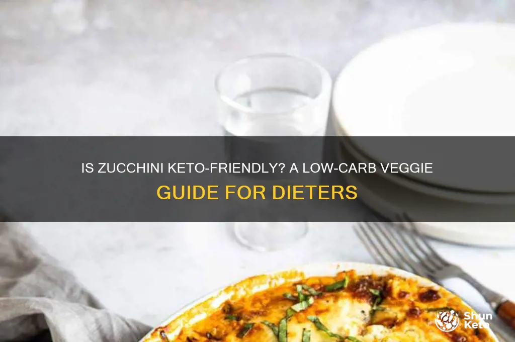 can u have zucchini on keto