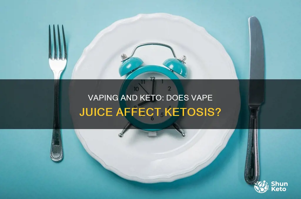 can vape juice keep you from keto
