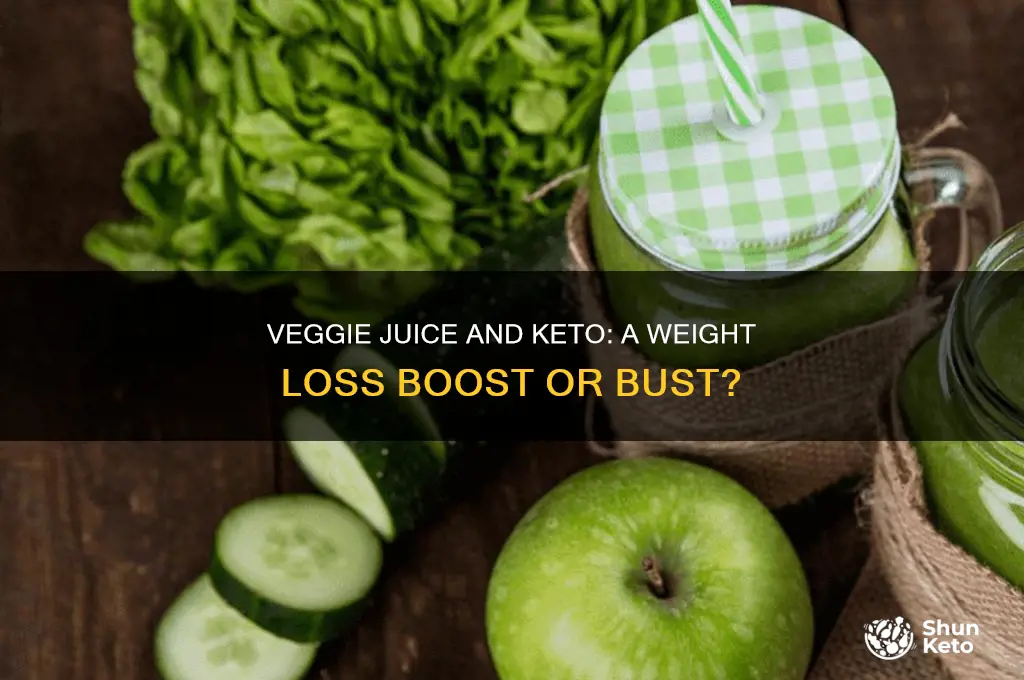 can veggie juice help weightloss keto