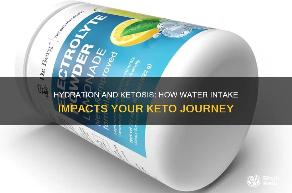 can water intake affect keto