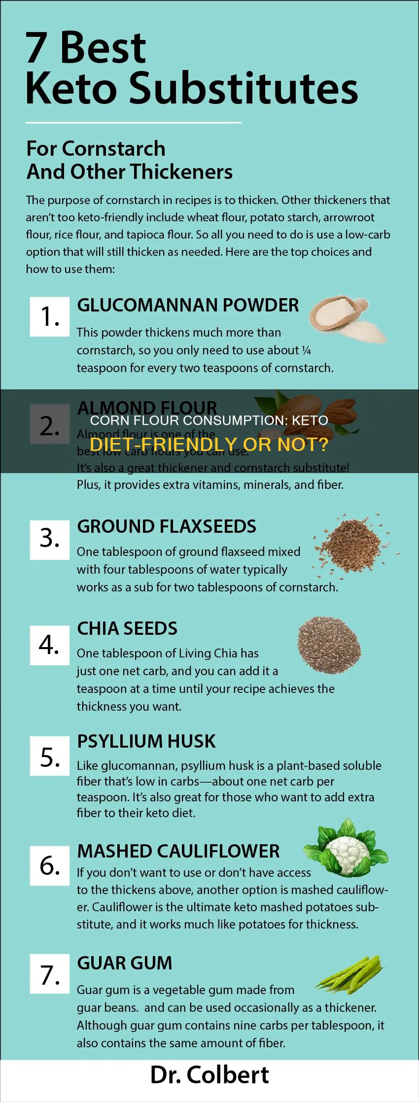can we eat corn flour in keto diet