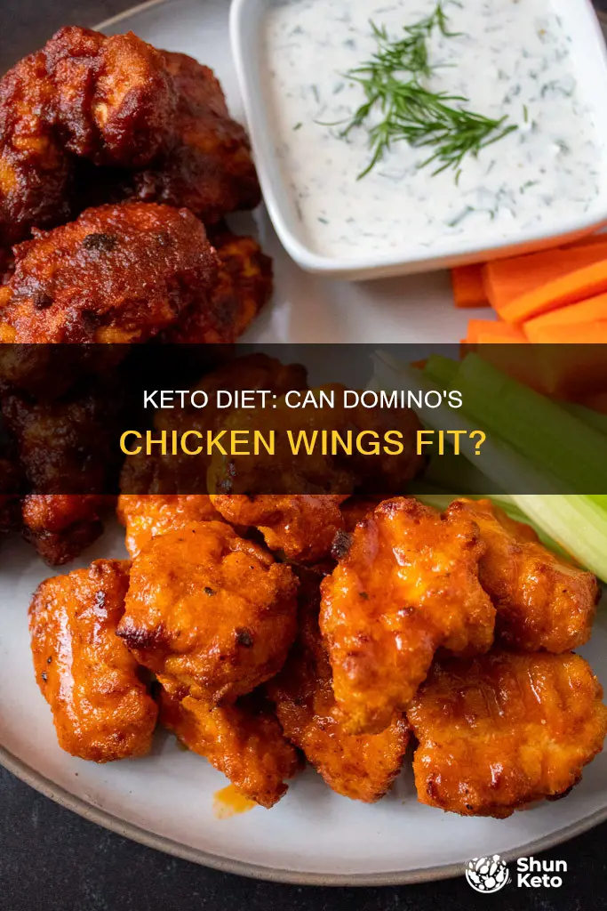 can we eat domonos chicken wings on keto diet