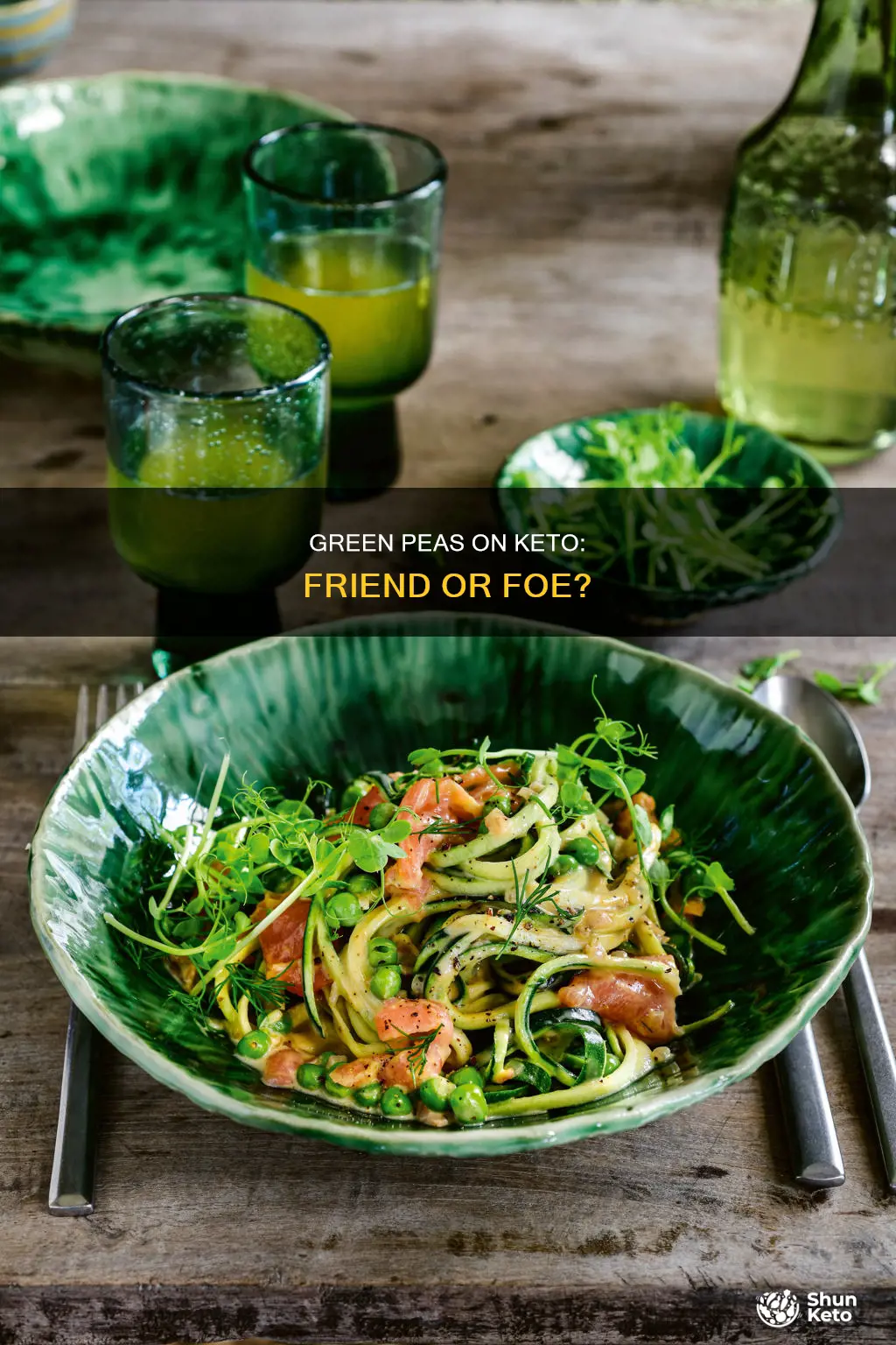 can we eat green peas on keto