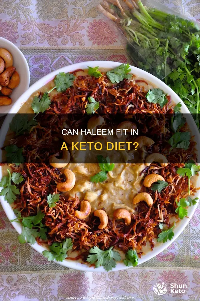 can we eat haleem in keto diet
