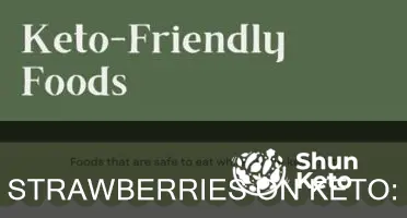 can we eat strawberry during keto diet