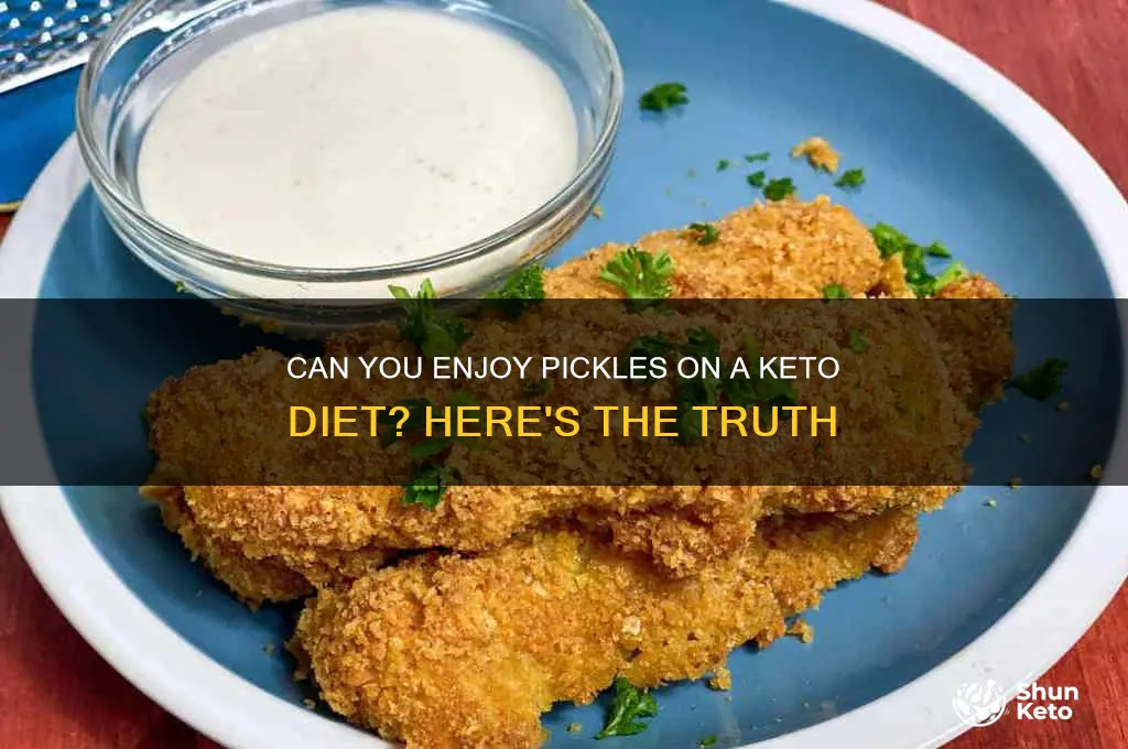can we have pickles durin keto diet