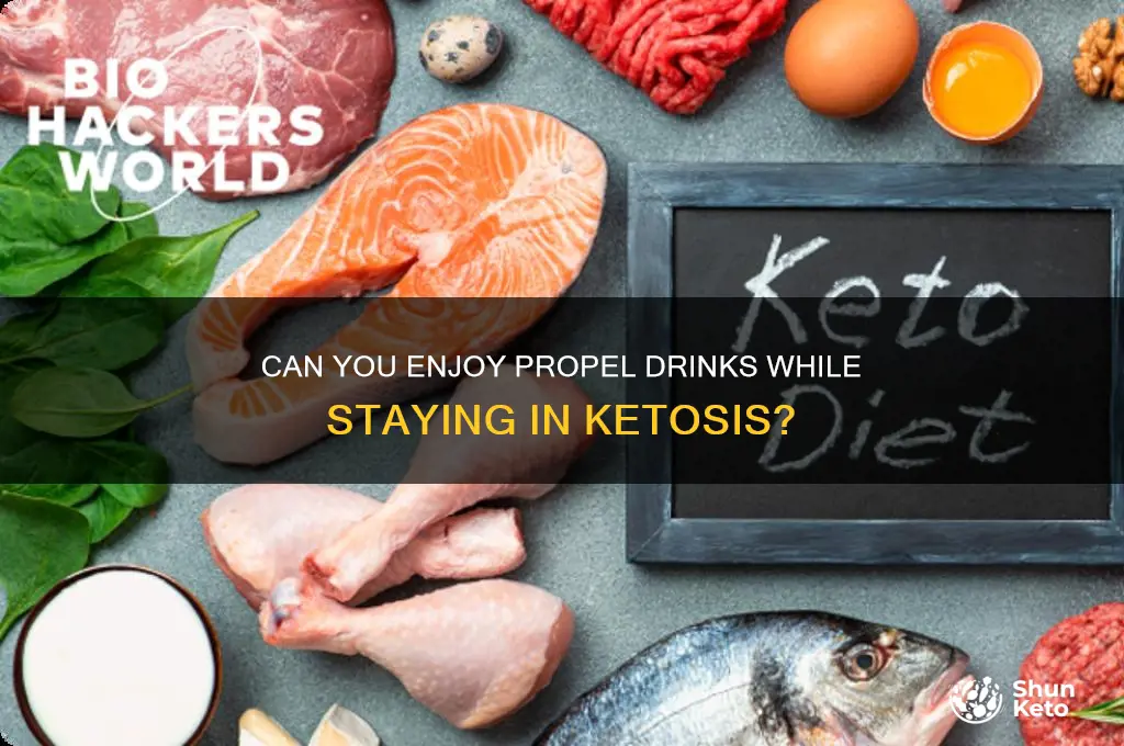 can we have propel on the keto diet