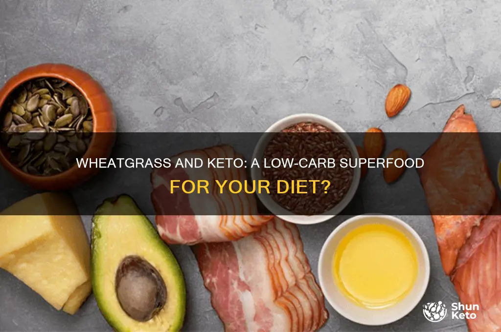 can wheatgrass be used for keto diet