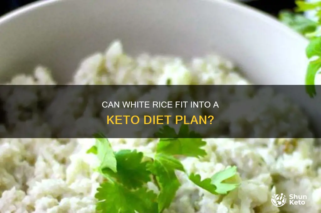 can white rice be a part of keto diet