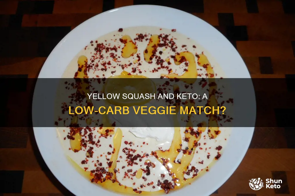 can yellow squash go with keto diet