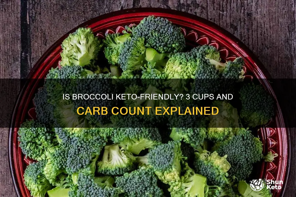 can you 3 cups of broccoli on keto