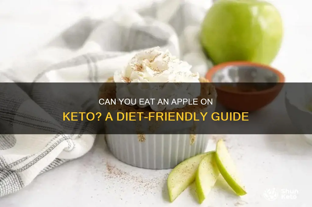 can you 3at an apple on keto