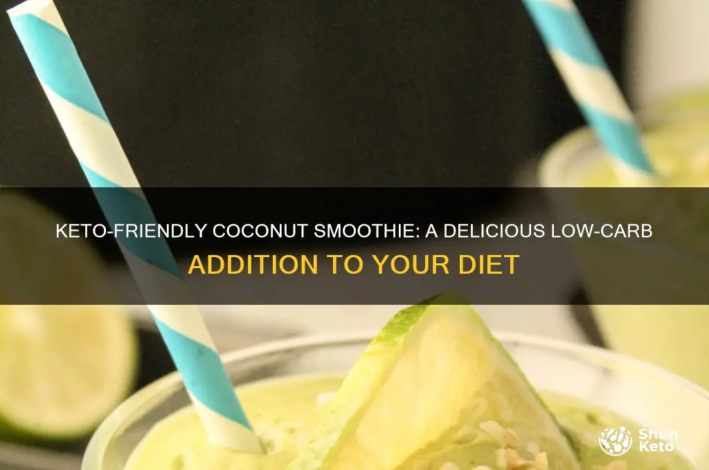 can you add coconut to keto smoothie