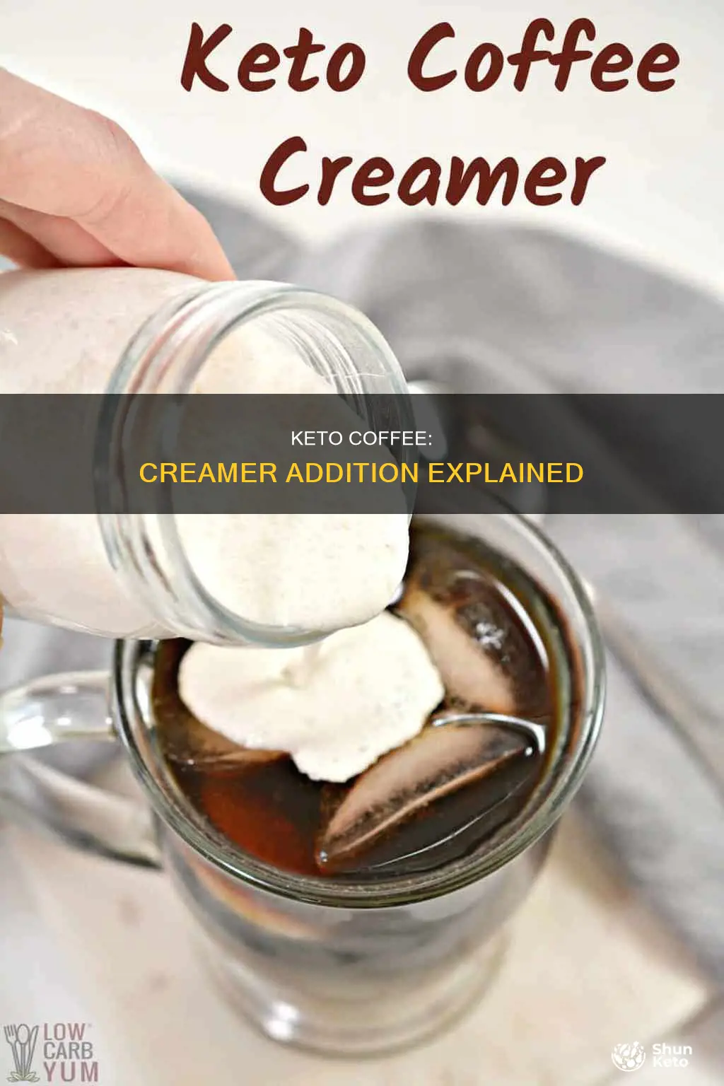 can you add creamer to it works keto coffee