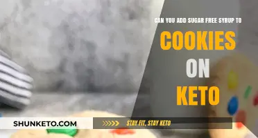 Keto-Friendly Cookies: Using Sugar-Free Syrup for Sweetness Without Guilt