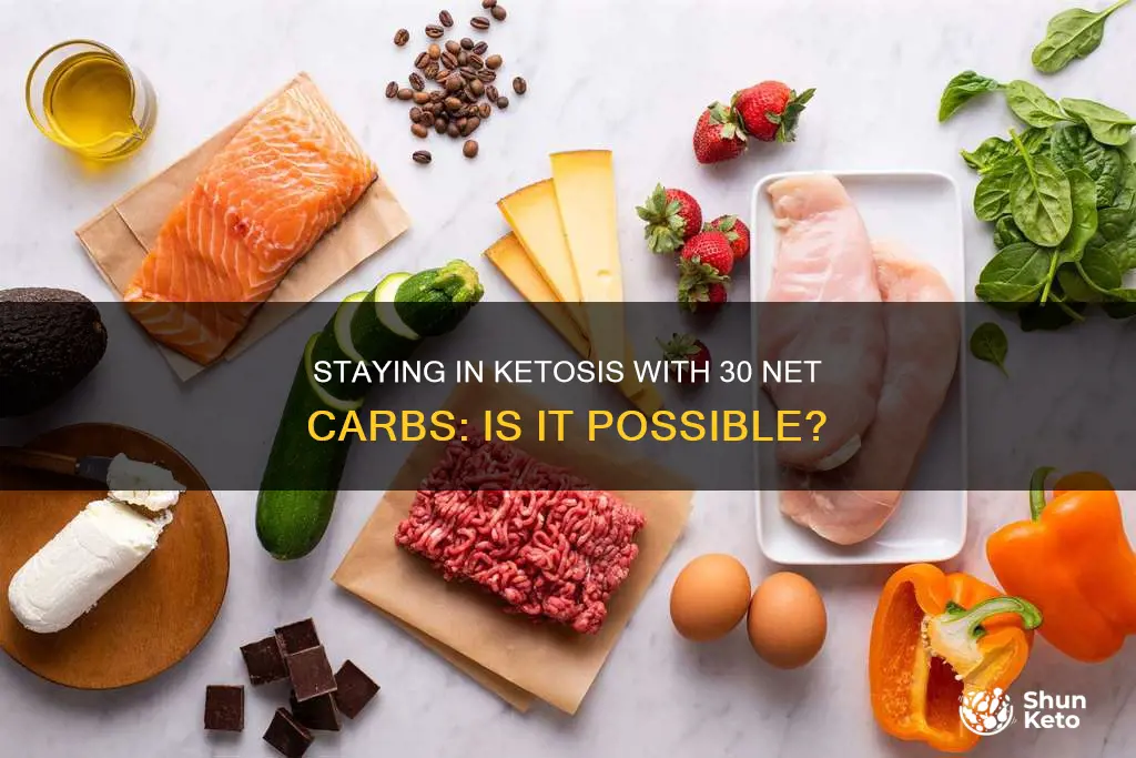 can you be in keto with 30 net carbs