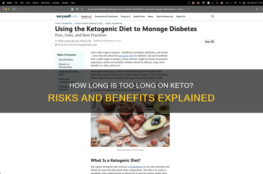 can you be on keto too long