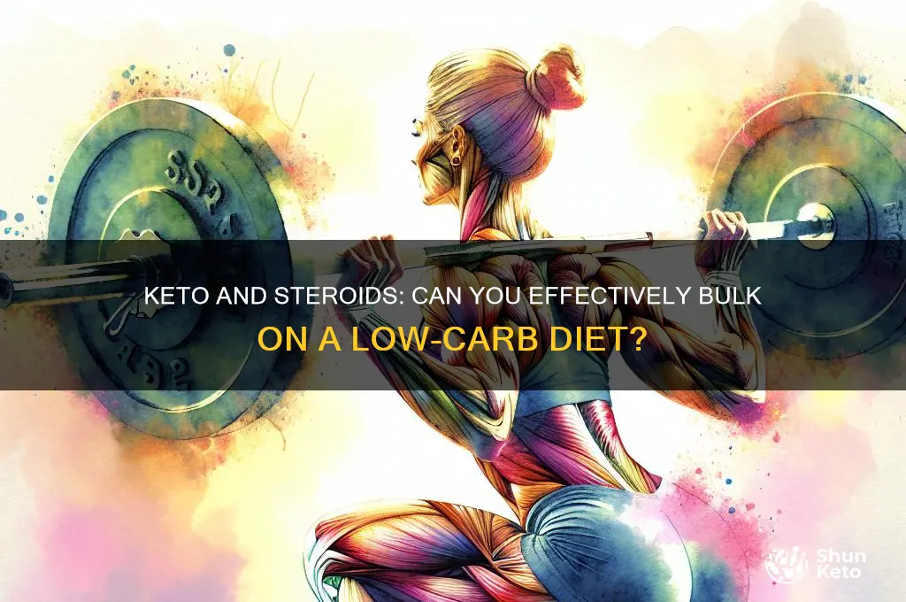 can you bulk on steriods doing keto diet